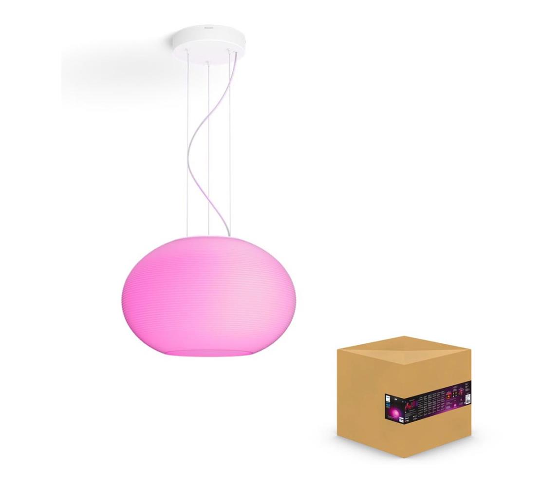 Lustră LED RGB pe cablu Hue FLOURISH LED/39W/230V Philips 40906/31/P9