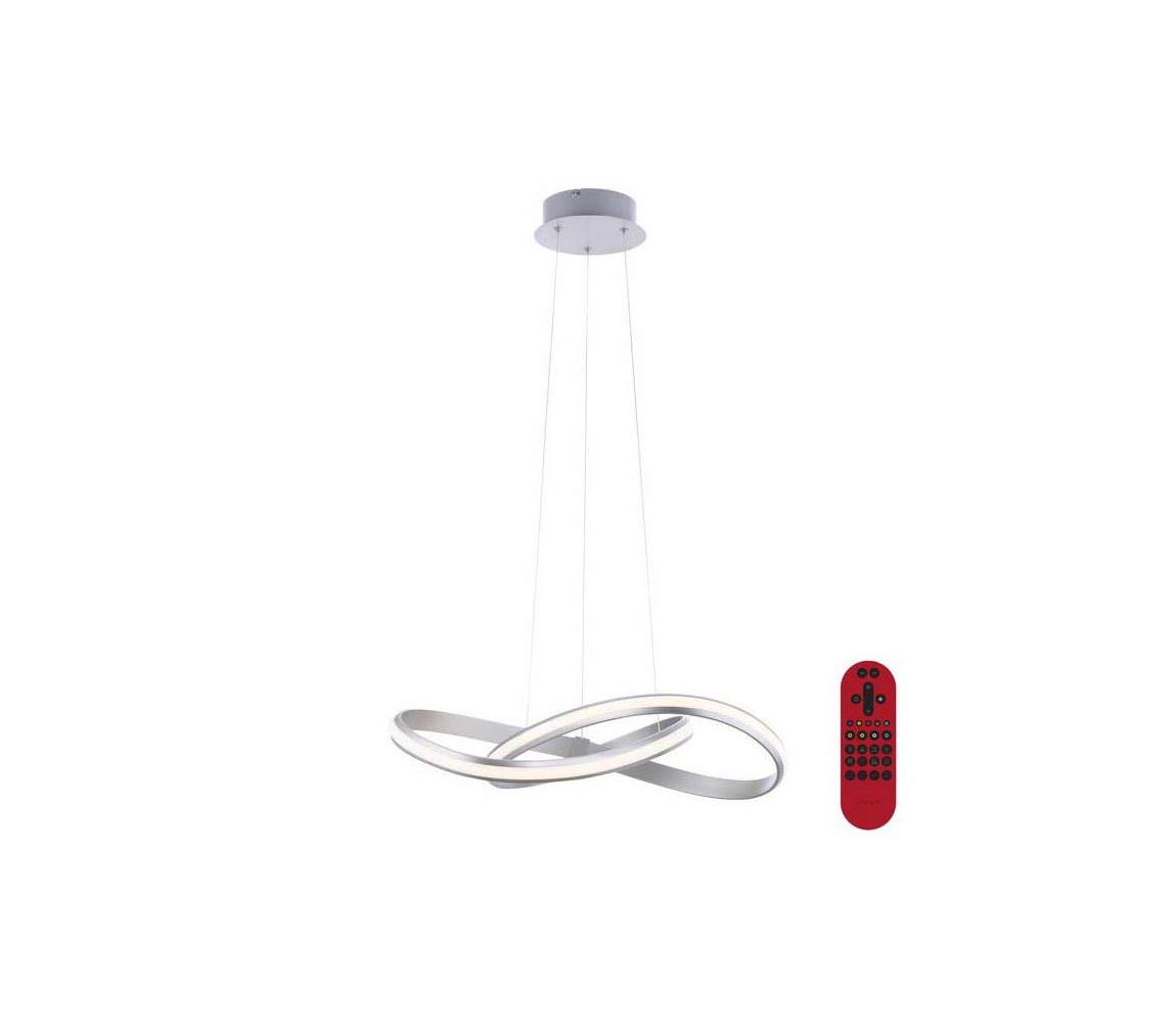 Lustră LED RGB pe cablu MELINDA LED/28W/230V Leuchten Direkt 18432-55