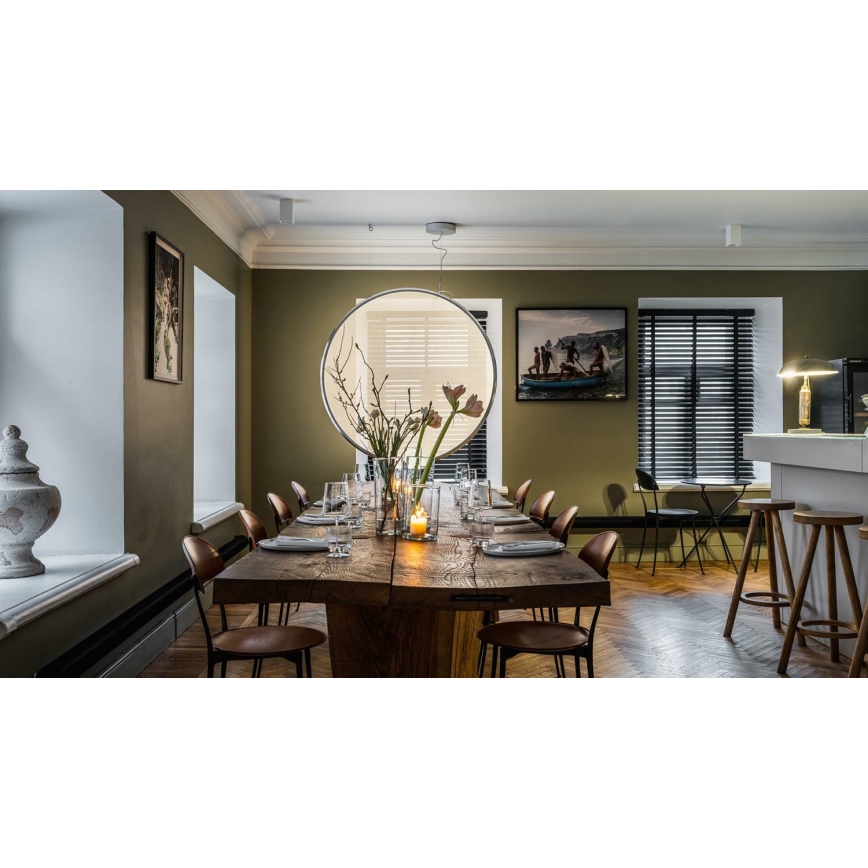 Lustră LED RGBW dimabilă pe cablu Artemide 1992330APP DISCOVERY LED/42W/230V 2700-6500K negru