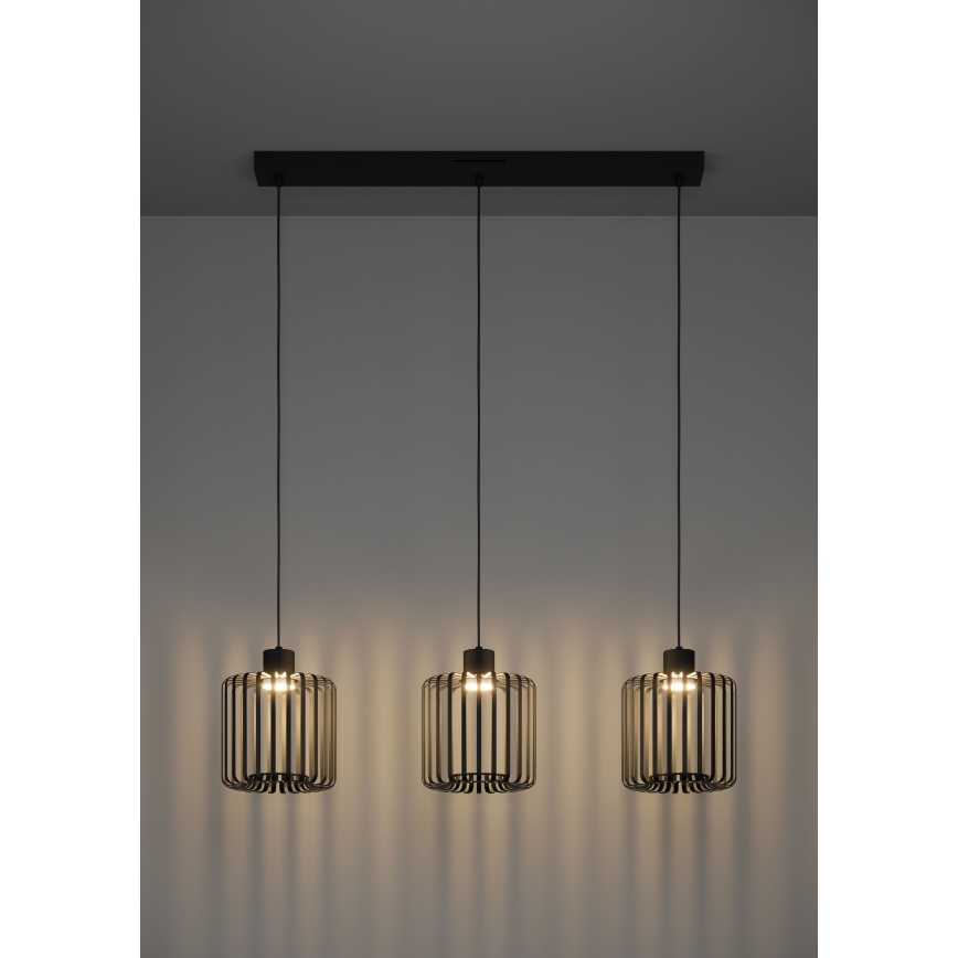 Lustră LED RGBW dimabilă pe cablu Eglo 3xLED/3,7W/230V