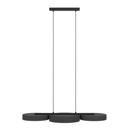 Plafonieră LED RGBW dimabilă Eglo 3xLED/7,5W/230V 2700-6500K negru