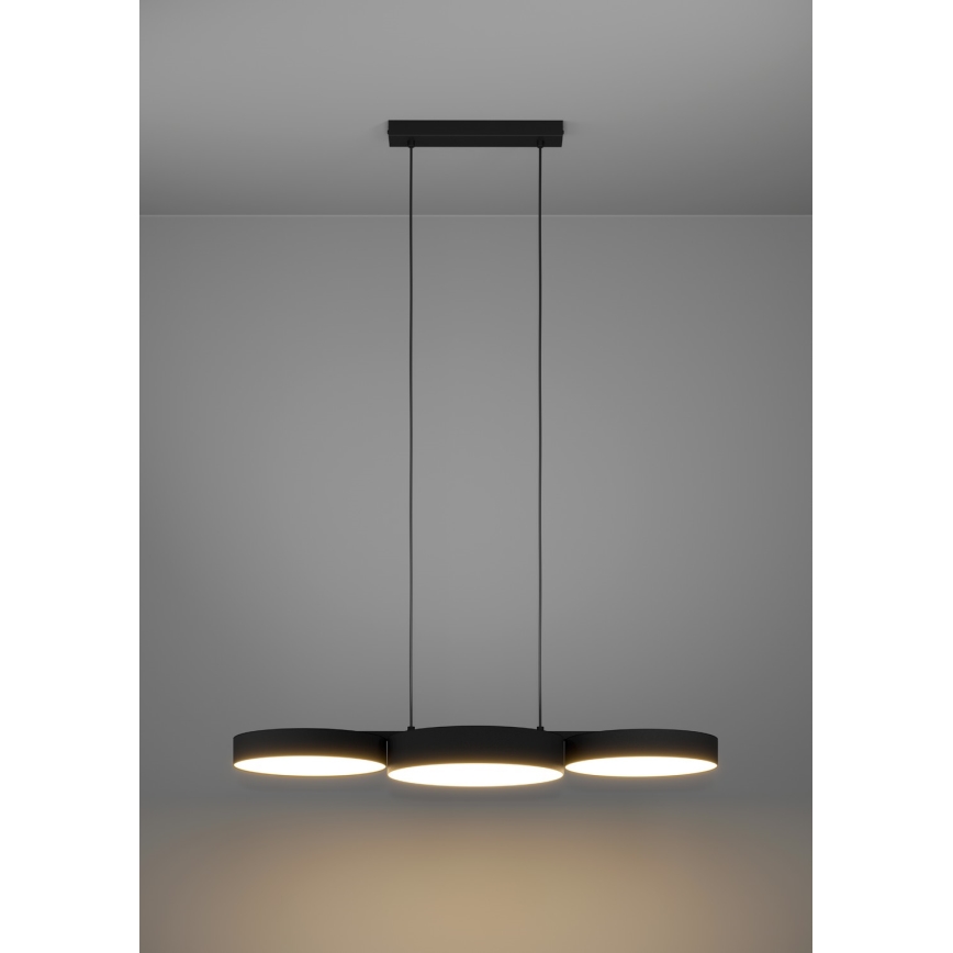 Plafonieră LED RGBW dimabilă Eglo 3xLED/7,5W/230V 2700-6500K negru