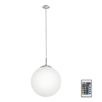 Lustră LED RGBW pe cablu RONDO-C 1xE27/7,5W/230V Eglo 75361