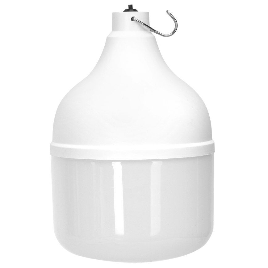 Lustră LED solară cu senzor Aigostar LED/70W/12V 6000 mAh 6500K d. 12 cm + telecomandă