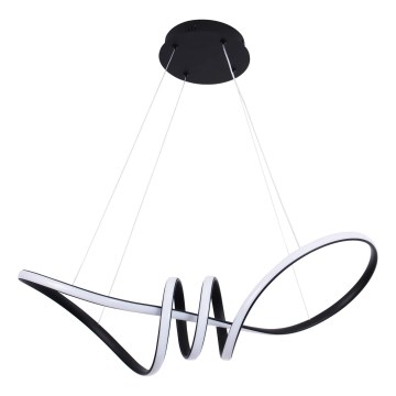 Lustră LED suspendată FLAVIA, 44 W, 230 V, neagră