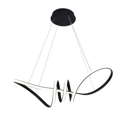 Lustră LED suspendată FLAVIA, 44 W, 230 V, neagră