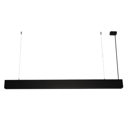 Lustră LED suspendată pe cablu, 55 W, 230 V, 3000/4000/6500 K, 120 cm, negru