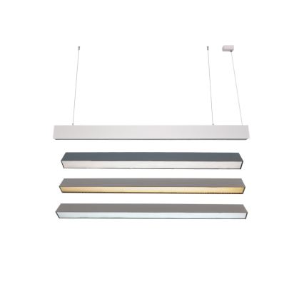 Lustră LED suspendată pe cablu, 55W, 230V, 3000/4000/6500K, 120 cm, albă