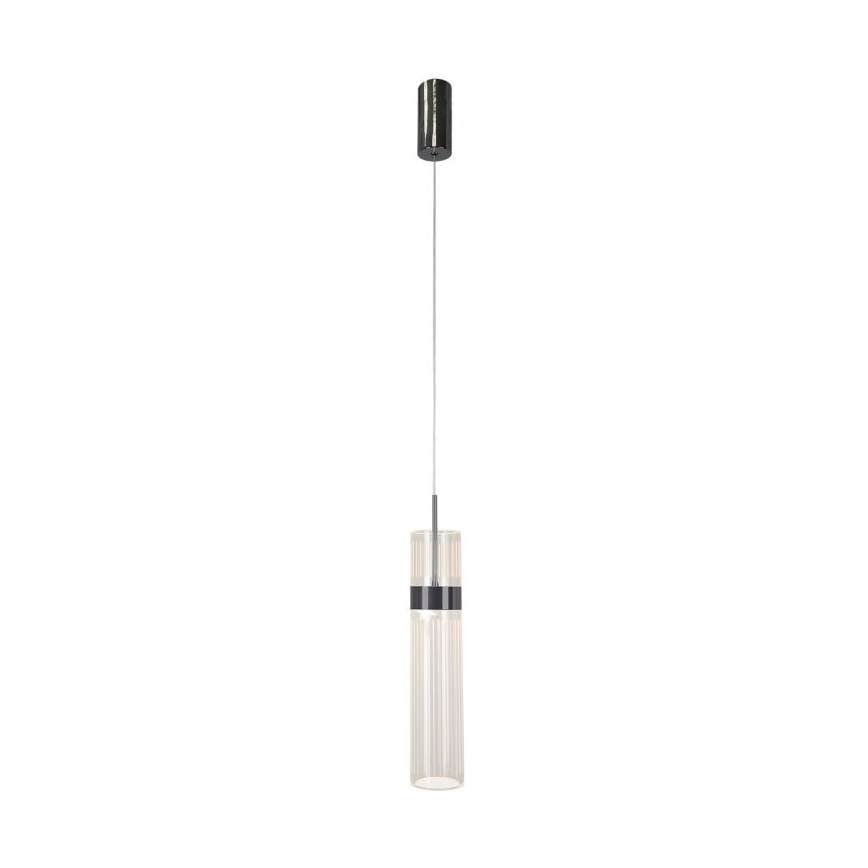 Lustră LED suspendată pe cablu AMBIENTE, 6 W, 230 V, 3000/4000/6000 K, negru