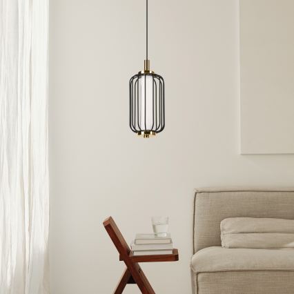 Lustră LED suspendată pe cablu BONNIE LED/10W/230V 3000K, neagră