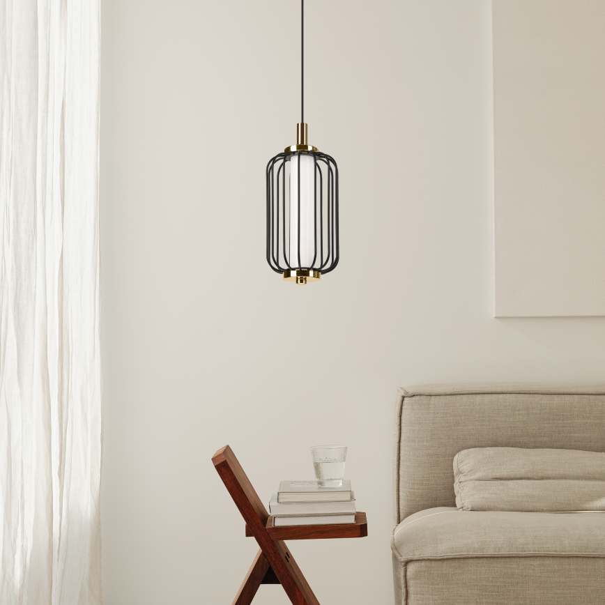 Lustră LED suspendată pe cablu BONNIE LED/10W/230V 3000K, neagră