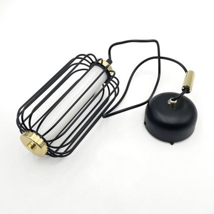 Lustră LED suspendată pe cablu BONNIE LED/10W/230V 3000K, neagră