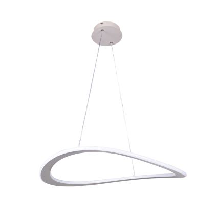 Lustră LED suspendată pe cablu CASHMERE LED/40W/230V, Ø 59,5 cm, albă