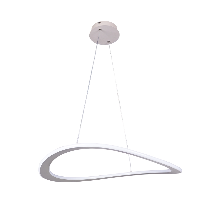 Lustră LED suspendată pe cablu CASHMERE LED/40W/230V, Ø 59,5 cm, albă