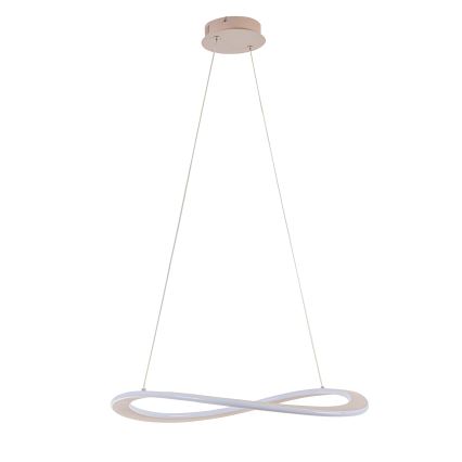Lustră LED suspendată pe cablu CASHMERE LED/40W/230V, Ø 59,5 cm, albă