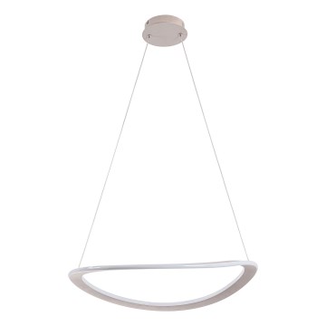 Lustră LED suspendată pe cablu CASHMERE LED/40W/230V, Ø 59,5 cm, bej