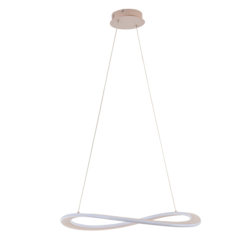 Lustră LED suspendată pe cablu CASHMERE LED/40W/230V, Ø 59,5 cm, bej
