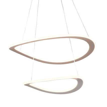 Lustră LED suspendată pe cablu CASHMERE, LED/75W/230V, Ø 59,5 cm, bej