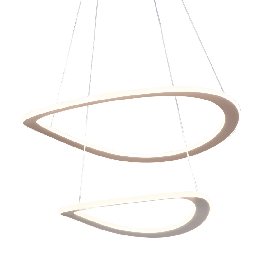 Lustră LED suspendată pe cablu CASHMERE, LED/75W/230V, Ø 59,5 cm, bej