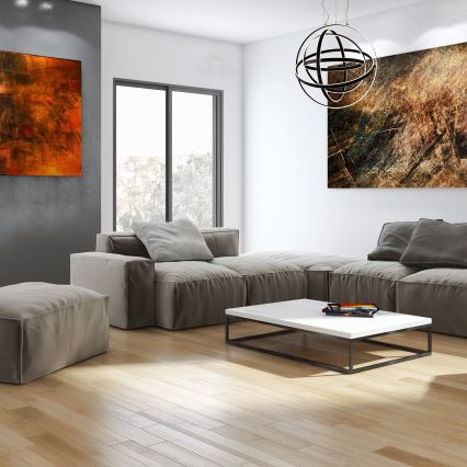 Lustră LED suspendată pe cablu COPERNICUS LED/260W/230V neagră