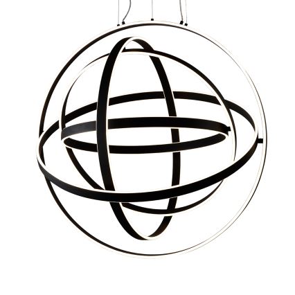 Lustră LED suspendată pe cablu COPERNICUS LED/260W/230V neagră