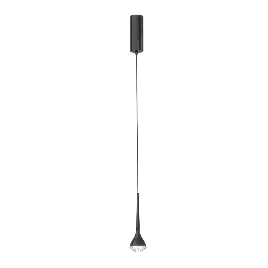 Lustră LED suspendată pe cablu CRIMA, Open Design OR84795, LED 7W, 230V, negru