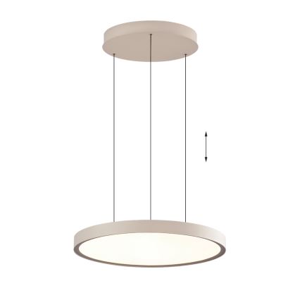 Lustră LED suspendată pe cablu DENVER LED/76W/230V bej