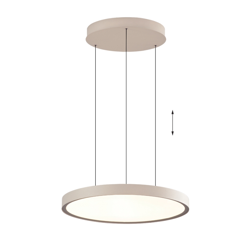 Lustră LED suspendată pe cablu DENVER LED/76W/230V bej