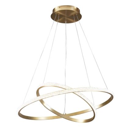 Lustră LED suspendată pe cablu DIANA LED/44W/230V 4000K Ø 59 cm aurie