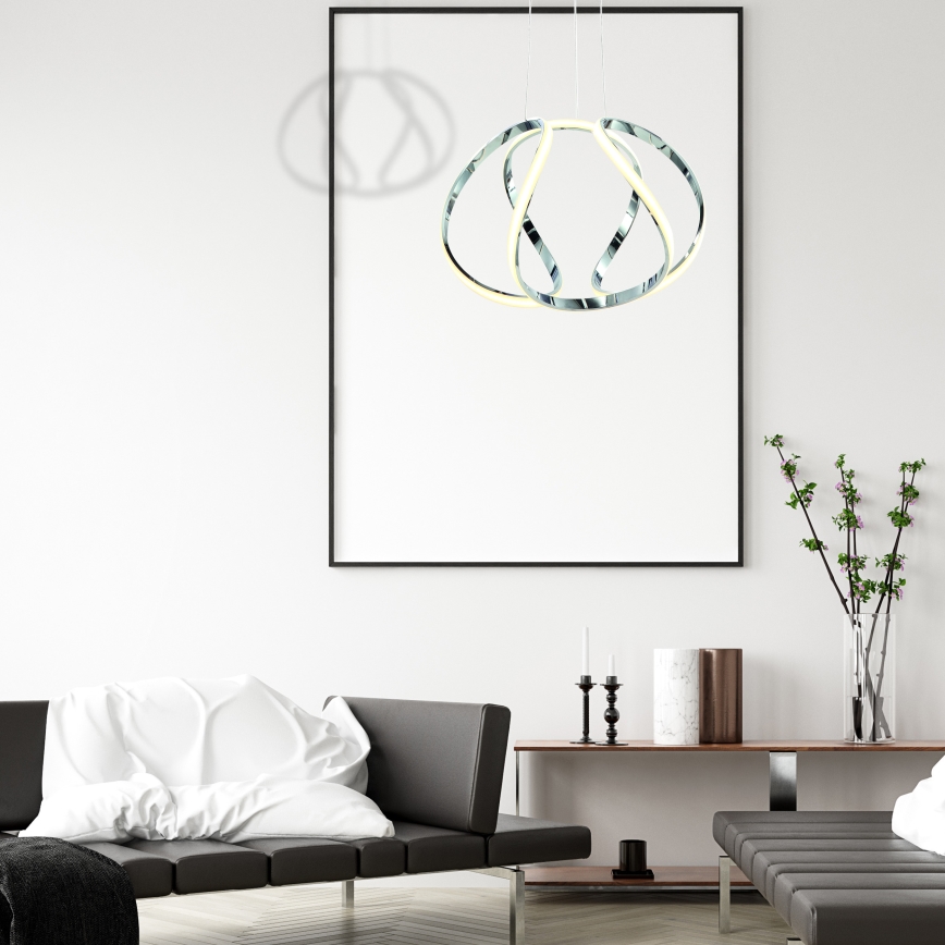 Lustră LED suspendată pe cablu GLOBE LED/50W/230V