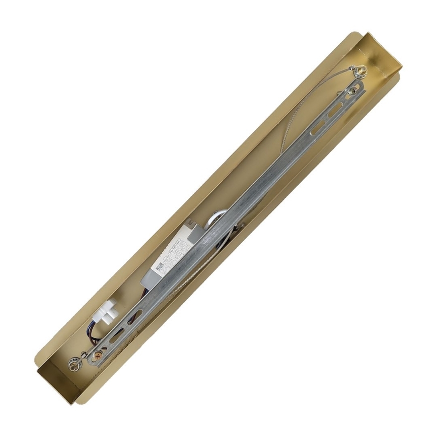 Lustră LED suspendată pe cablu LAGOS, 24W/230V, auriu