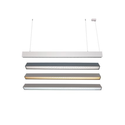 Lustră LED suspendată pe cablu LED/55W/230V 3000/4000/6500K 120 cm albă