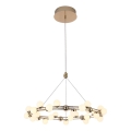 Lustră LED suspendată pe cablu MARS LED/50W/230V 3000K aurie