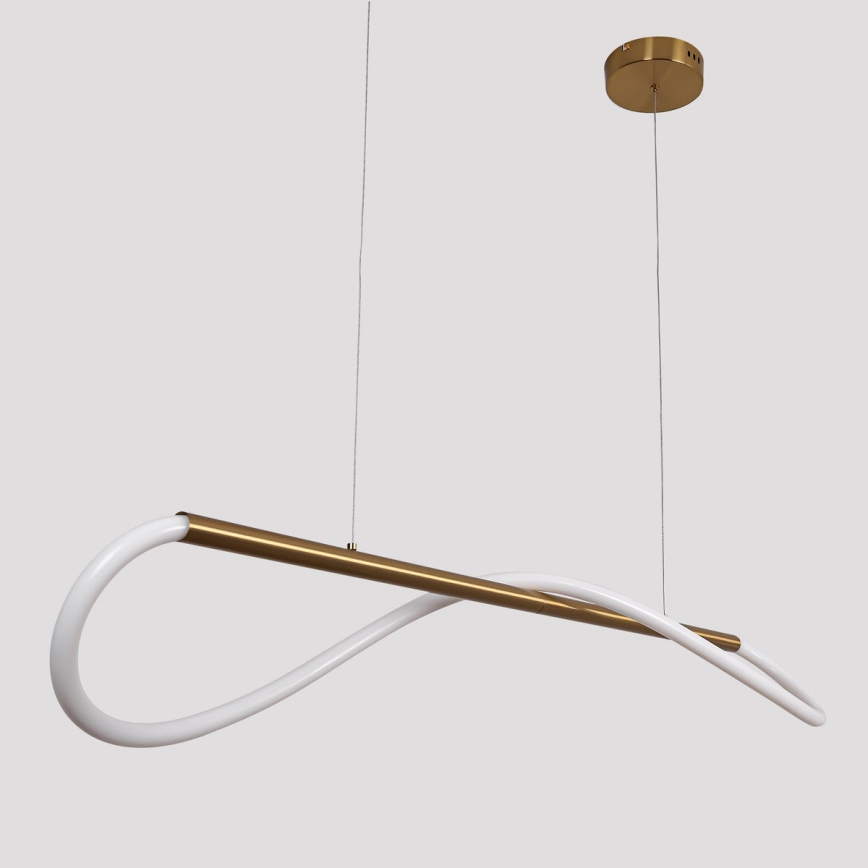 Lustră LED suspendată pe cablu MELECA LED/24W/230V 3000/4000/6000K 100 cm auriu