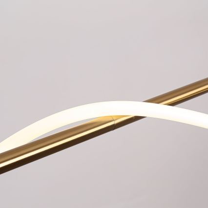 Lustră LED suspendată pe cablu MELECA LED/24W/230V 3000/4000/6000K 100 cm auriu