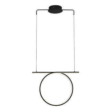 Lustră LED suspendată pe cablu ODETTA LED/30W/230V 4000K negru