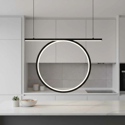 Lustră LED suspendată pe cablu ODETTA LED/30W/230V 4000K negru