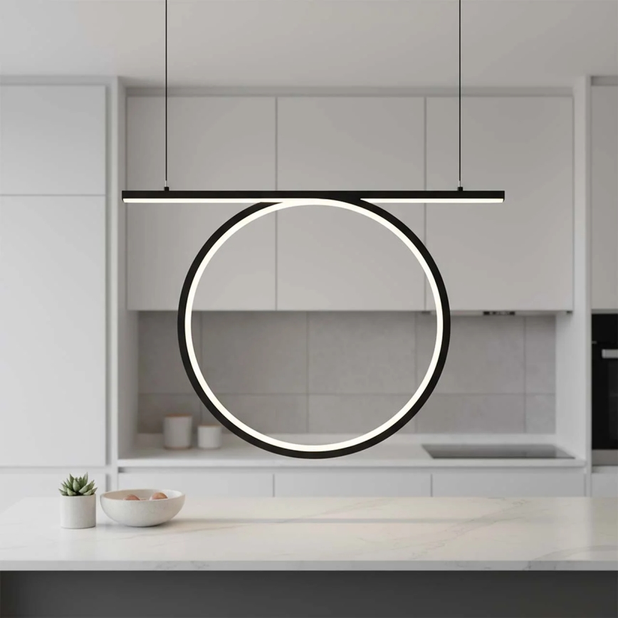 Lustră LED suspendată pe cablu ODETTA LED/30W/230V 4000K negru