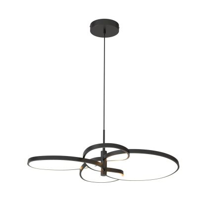 Lustră LED suspendată pe cablu RIBBON LED/37W/230V 4000K neagră