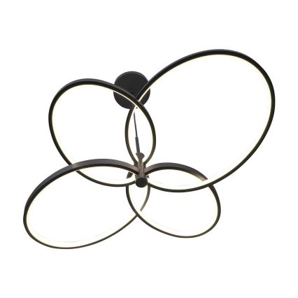 Lustră LED suspendată pe cablu RIBBON LED/37W/230V 4000K neagră