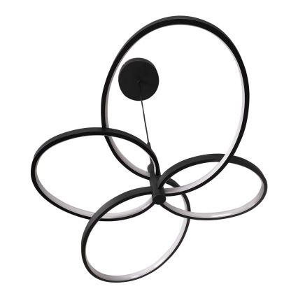 Lustră LED suspendată pe cablu RIBBON LED/37W/230V 4000K neagră