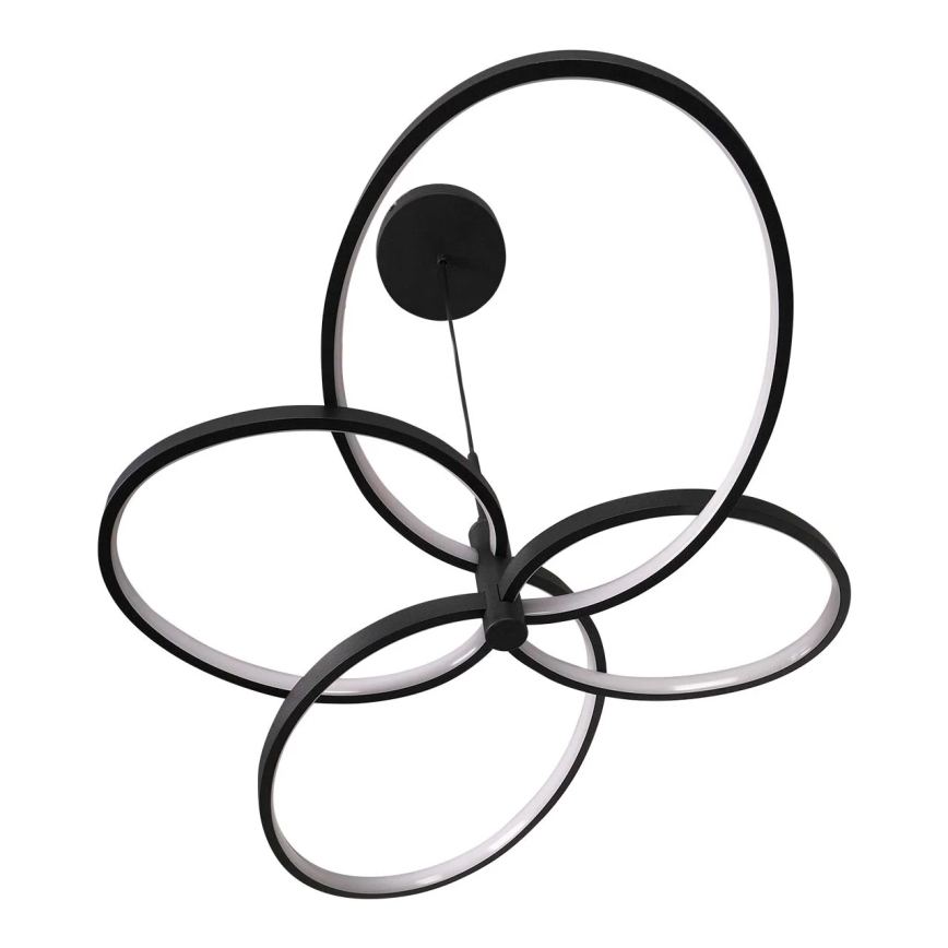 Lustră LED suspendată pe cablu RIBBON LED/37W/230V 4000K neagră