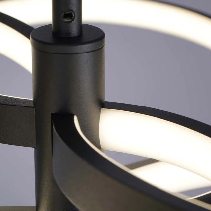 Lustră LED suspendată pe cablu RIBBON LED/37W/230V 4000K neagră