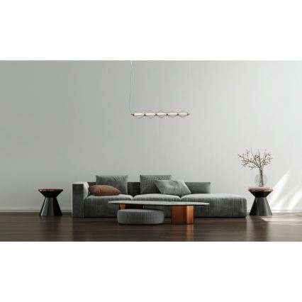 ITALUX - Lustră LED suspendată pe cablu SEVILLA LED/25W/230V 3000K, finisaj auriu