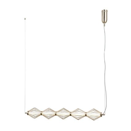 ITALUX - Lustră LED suspendată pe cablu SEVILLA LED/25W/230V 3000K, finisaj auriu