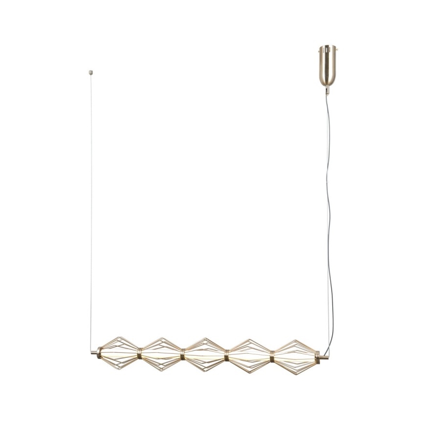 ITALUX - Lustră LED suspendată pe cablu SEVILLA LED/25W/230V 3000K, finisaj auriu