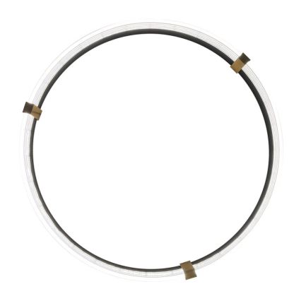 Lustră LED suspendată pe cablu TRIANGLE LED/40W/230V 3000/4000/6000K Ø 60 cm, negru