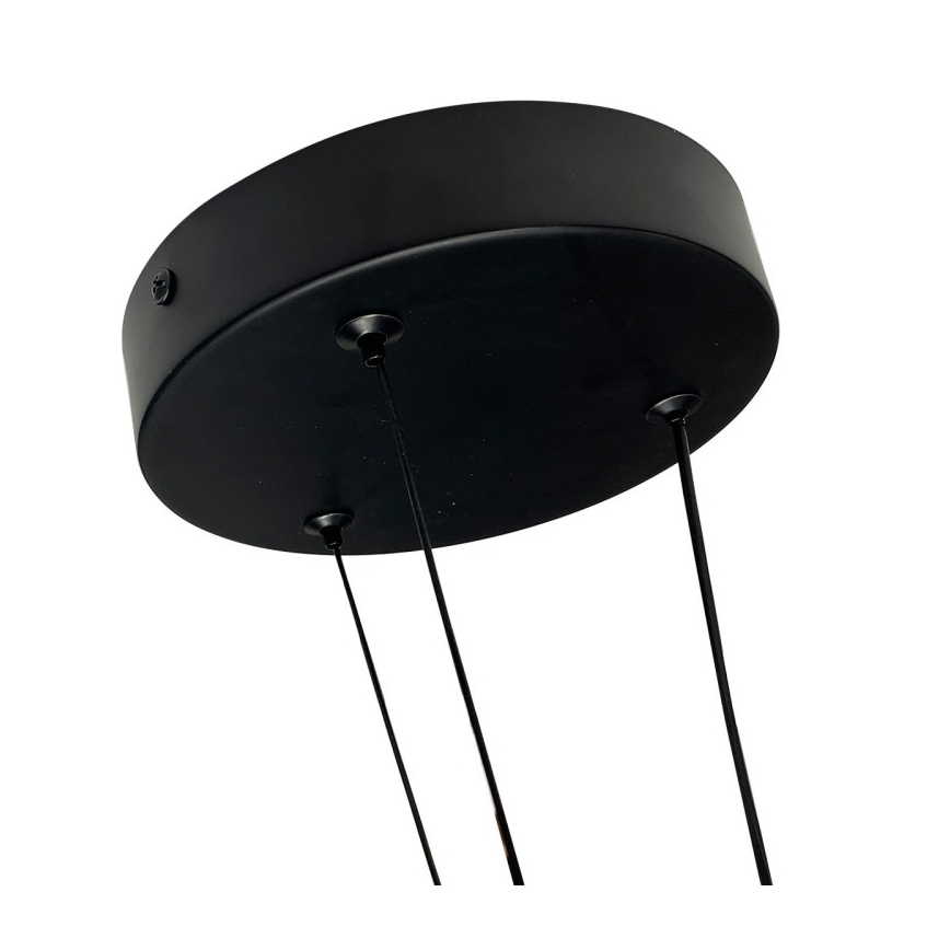 Lustră LED suspendată pe cablu TRIANGLE LED/40W/230V 3000/4000/6000K Ø 60 cm, negru
