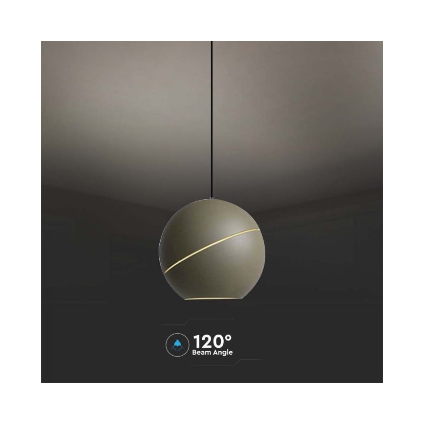 Lustră LED tactilă pe cablu LED/8,5W/230V 3000K auriu