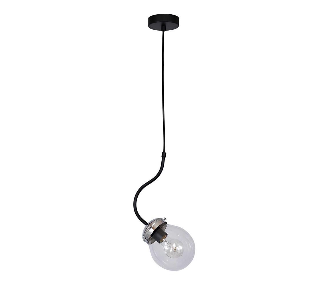 Lustră NATAN 1xE27/60W/230V negru